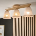 Brilagi - LED  Pinnale kinnitatav lühter ANTHONY 3xE14/40W/230V tamm/beež