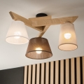 Brilagi - LED  Pinnale kinnitatav lühter ANTHONY 3xE14/40W/230V tamm