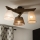 Brilagi - LED  Pinnale kinnitatav lühter ANTHONY 3xE14/40W/230V tamm