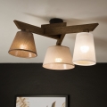 Brilagi - LED  Pinnale kinnitatav lühter ANTHONY 3xE14/40W/230V tamm pähklipuu