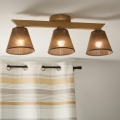 Brilagi - LED  Pinnale kinnitatav lühter ANTHONY 3xE14/40W/230V tamm/pruun