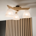 Brilagi - LED  Pinnale kinnitatav lühter ANTHONY 3xE14/40W/230V tamm/valge