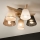 Brilagi - LED  Pinnale kinnitatav lühter ANTHONY 5xE14/40W/230V tamm
