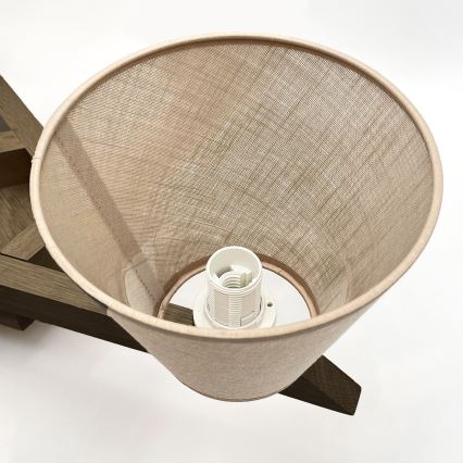 Brilagi - LED  Pinnale kinnitatav lühter ANTHONY 5xE14/40W/230V tamm