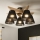 Brilagi - LED  Pinnale kinnitatav lühter ANTHONY 5xE14/40W/230V tamm/must
