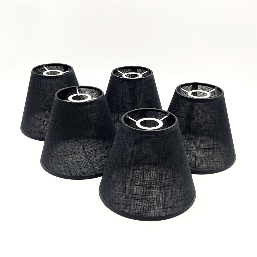 Brilagi - LED  Pinnale kinnitatav lühter ANTHONY 5xE14/40W/230V tamm/must