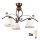 Brilagi - LED Pinnale kinnitatav lühter ANTICO 3xE27/60W/230V pronks paatina
