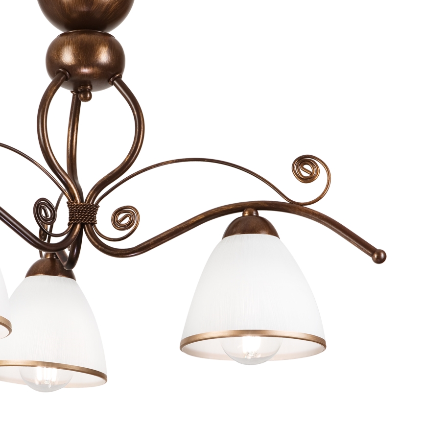 Brilagi - LED Pinnale kinnitatav lühter ANTICO 3xE27/60W/230V pronks paatina