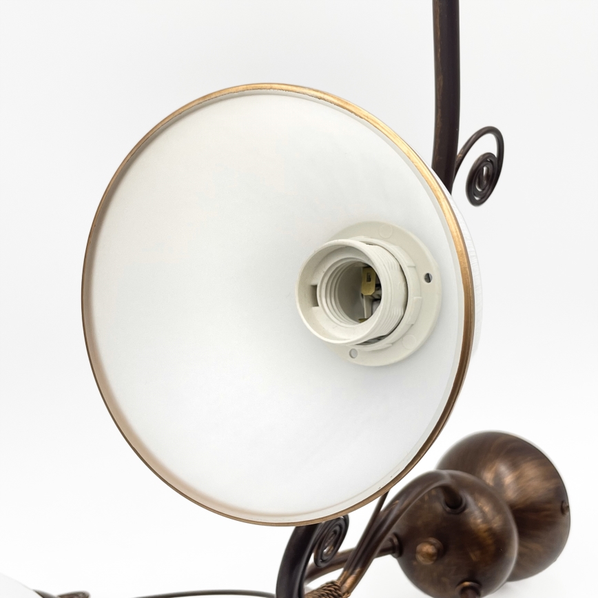 Brilagi - LED Pinnale kinnitatav lühter ANTICO 3xE27/60W/230V pronks paatina