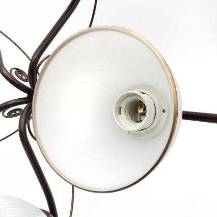Brilagi - LED Pinnale kinnitatav lühter ANTICO 5xE27/60W/230V pronks paatina