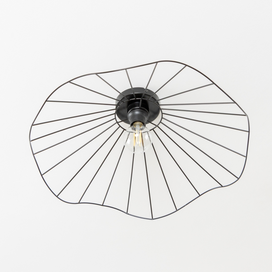 Brilagi - LED pinnale kinnitatav lühter CERIA WIRE 1xE27/40W/230V läbimõõt 60 cm must