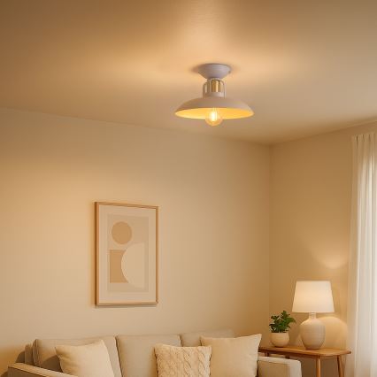 Brilagi - LED Pinnale kinnitatav lühter FLAMENGO 1xE27/60W/230V beež