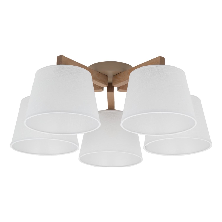 BRILAGI - LED Pinnale kinnitatav lühter LATTE SABIA 5xE27/15W/230V mänd/valge