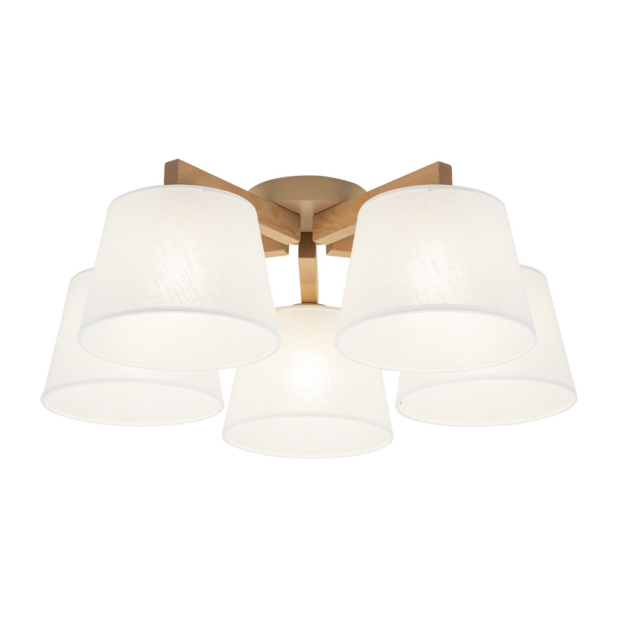 BRILAGI - LED Pinnale kinnitatav lühter LATTE SABIA 5xE27/15W/230V mänd/valge