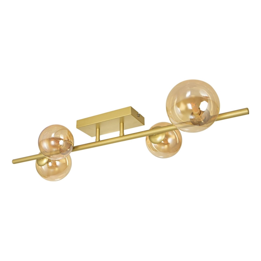 Brilagi - LED Pinnale kinnitatav lühter MILLA 4xG9/3W/230V kuldne