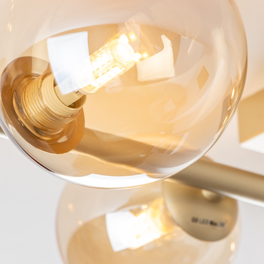 Brilagi - LED Pinnale kinnitatav lühter MILLA 4xG9/3W/230V kuldne