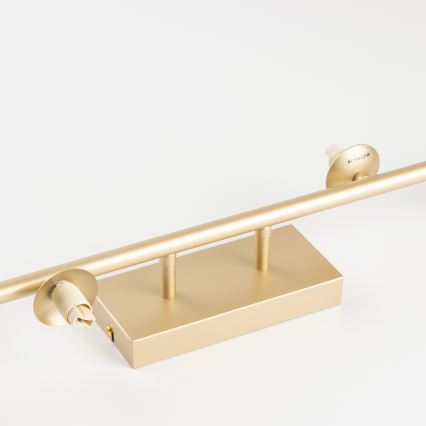 Brilagi - LED Pinnale kinnitatav lühter MILLA 4xG9/3W/230V kuldne/valge