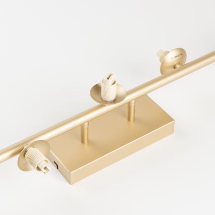 Brilagi - LED Pinnale kinnitatav lühter MILLA 7xG9/3W/230V kuldne