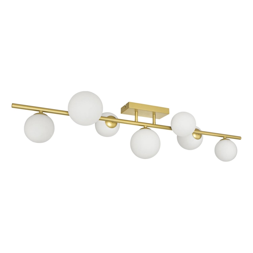 Brilagi - LED Pinnale kinnitatav lühter MILLA 7xG9/3W/230V kuldne/valge