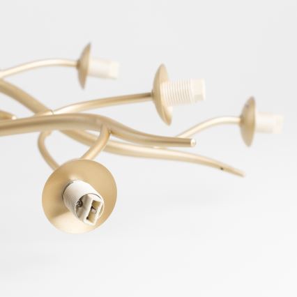 Brilagi - LED Pinnale kinnitatav lühter MISTEL 15xG9/3W/230V kuldne