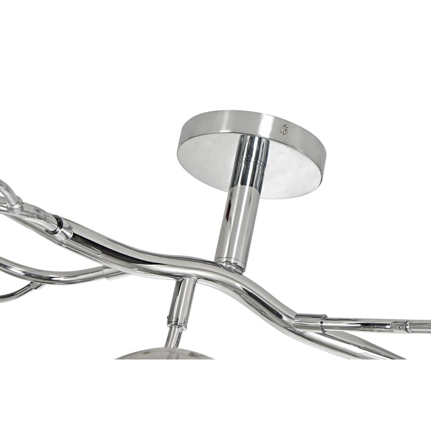 Brilagi - LED Pinnale kinnitatav lühter MISTEL 15xG9/3W/230V läikiv kroom/suitsune