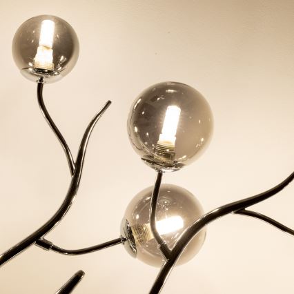 Brilagi - LED Pinnale kinnitatav lühter MISTEL 15xG9/3W/230V läikiv kroom/suitsune