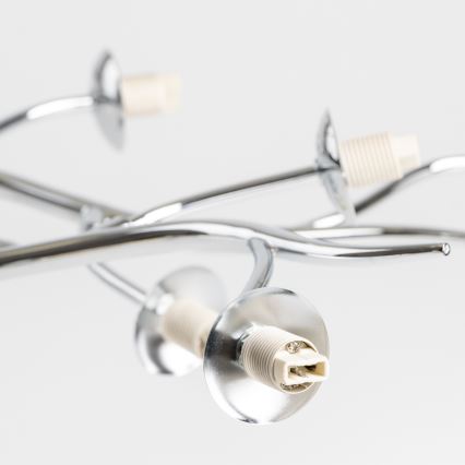 Brilagi - LED Pinnale kinnitatav lühter MISTEL 15xG9/3W/230V läikiv kroom/suitsune