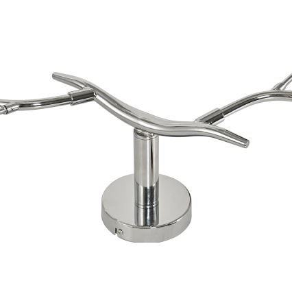 Brilagi - LED Pinnale kinnitatav lühter MISTEL 6xG9/3W/230V läikiv kroom/suitsune