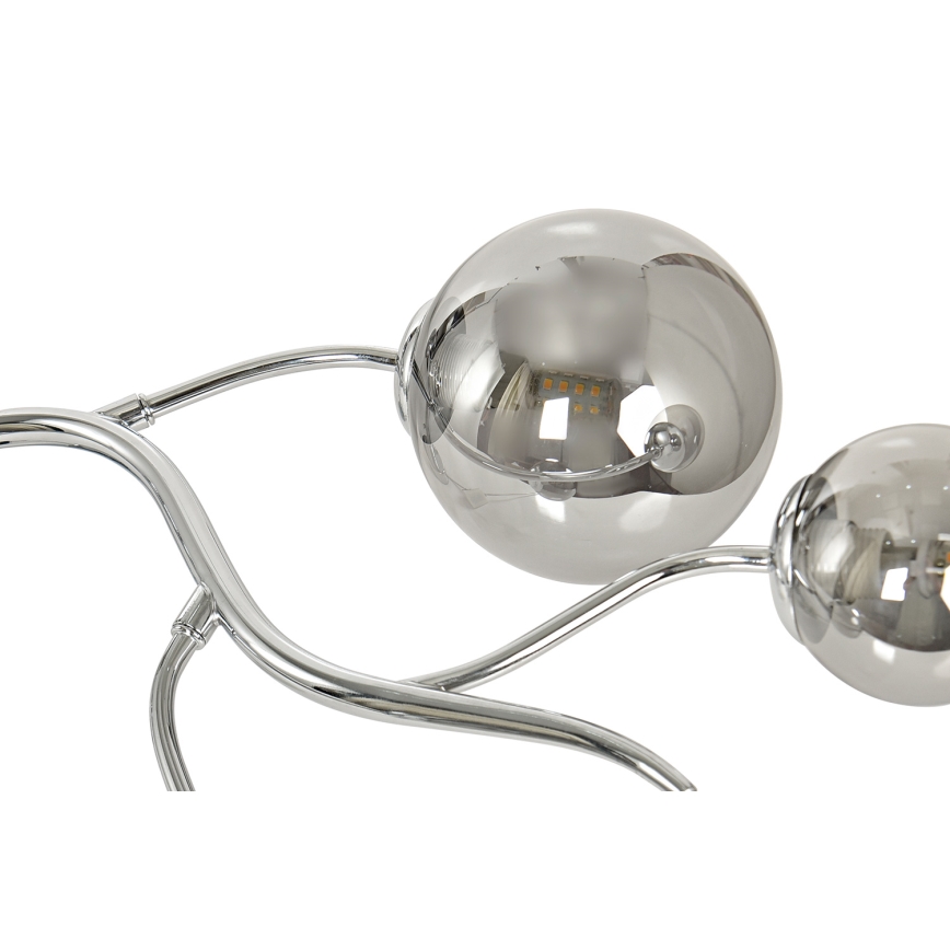 Brilagi - LED Pinnale kinnitatav lühter MISTEL 6xG9/3W/230V läikiv kroom/suitsune