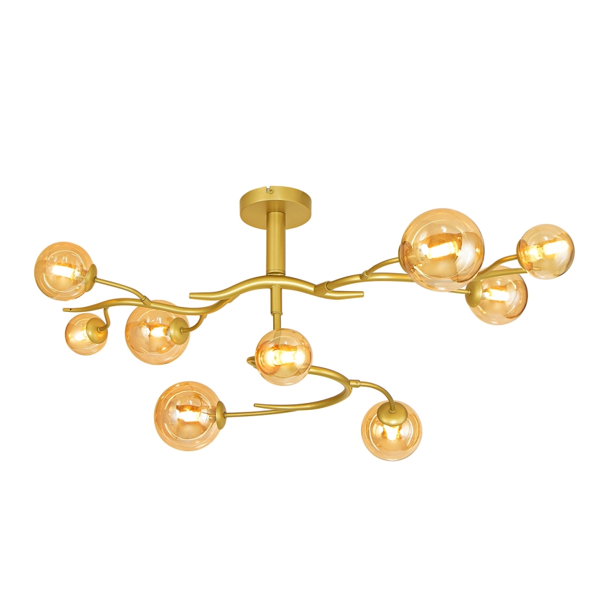 Brilagi - LED Pinnale kinnitatav lühter MISTEL 9xG9/3W/230V kuldne