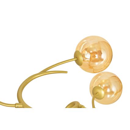 Brilagi - LED Pinnale kinnitatav lühter MISTEL 9xG9/3W/230V kuldne