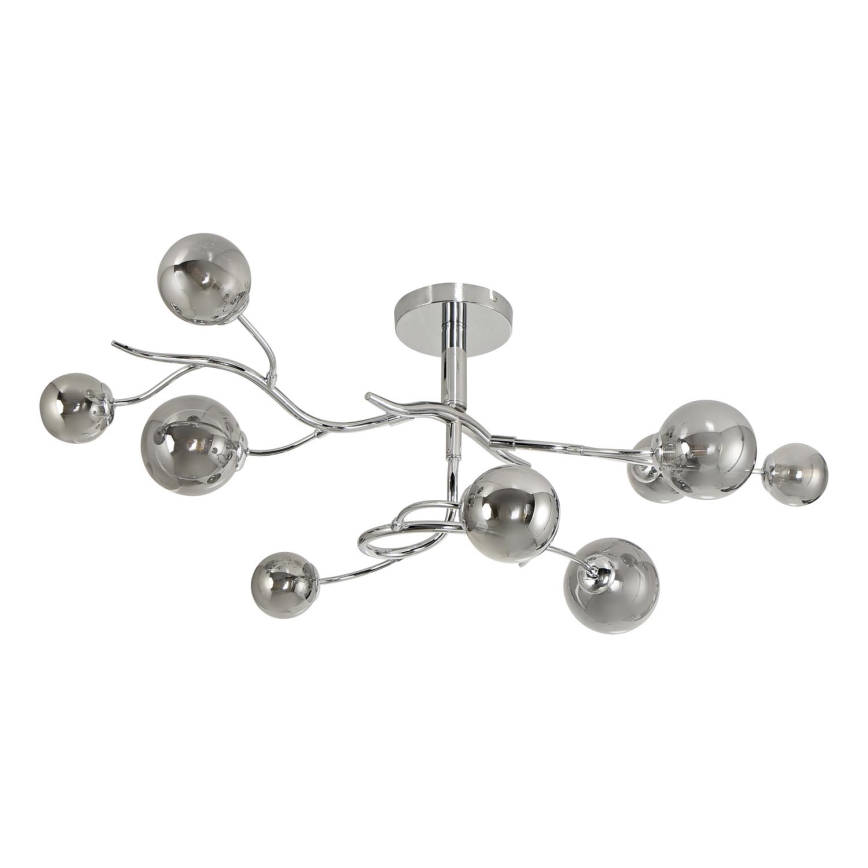 Brilagi - LED Pinnale kinnitatav lühter MISTEL 9xG9/3W/230V läikiv kroom/suitsune