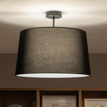 Brilagi - LED-pinnapealne kroonlühter CERIA 1xE27/60W/230V läbimõõt 45 cm must