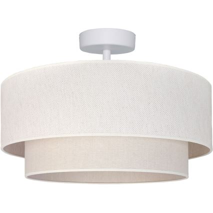Brilagi - LED pinnapealne laelamp BOHO ECO 1xE27/10W/230V läbimõõt 40 cm kreemjas