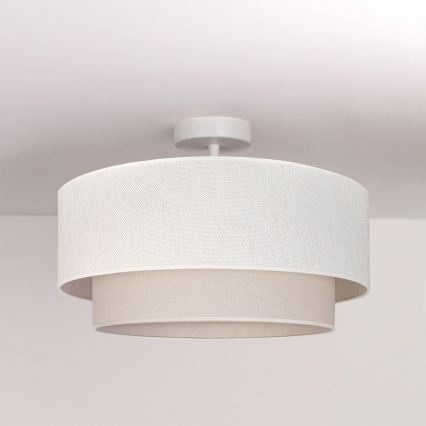 Brilagi - LED pinnapealne laelamp BOHO ECO 1xE27/10W/230V läbimõõt 40 cm kreemjas