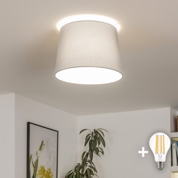Brilagi - LED-pinnapealne laelamp CERIA 1xE27/40W/230V, läbimõõt 30 cm, hall