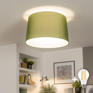 Brilagi - LED pinnapealne laelamp CERIA 1xE27/40W/230V läbimõõt 45 cm roheline