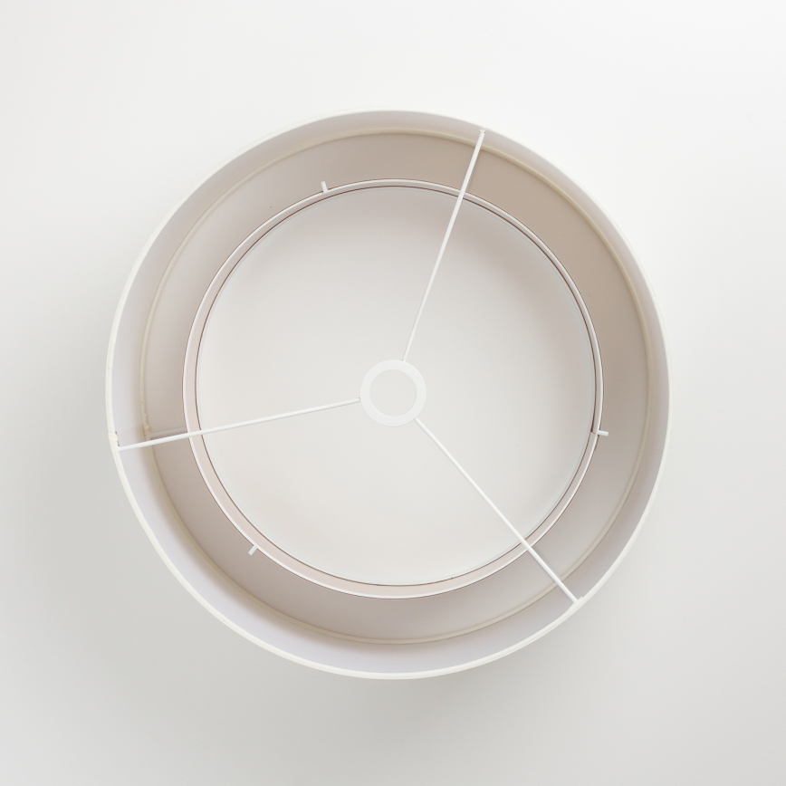 Brilagi - LED pinnapealne laelamp CERIA 1xE27/40W/230V Ø 50 cm valge/beež