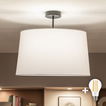 Brilagi - LED-pinnapealne laelamp CERIA 1xE27/60W/230V, läbimõõt 45 cm, must/valge