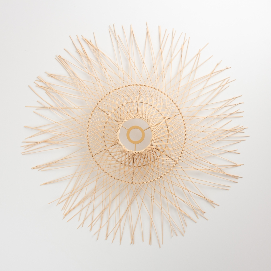Brilagi - LED-pinnapealne laelamp CERIA BOHO 1xE27/40W/230V, läbimõõt 70 cm, bambus/tamm