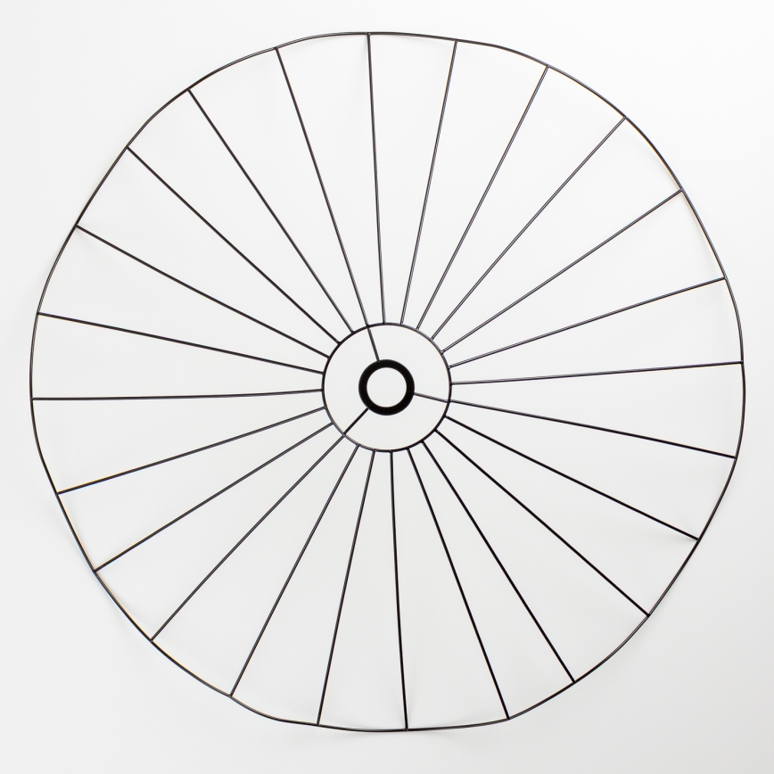 Brilagi - LED pinnapealne laelamp CERIA WIRE 1xE27/40W/230V, läbimõõt 80 cm, must/tamm