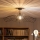 Brilagi - LED-pinnapealne laelamp CERIA WIRE 1xE27/60W/230V Ø 80 cm must