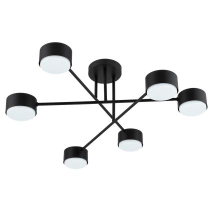 Brilagi - LED pinnapealne laelamp MONO 6xGX53/12W/230V must