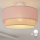 Brilagi - LED pinnapealne laelühter BOHO BOBO 1xE27/60W/230V läbimõõt 40 cm roosa/kreemjas