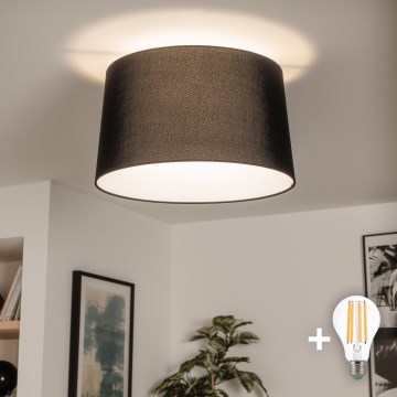 Brilagi - LED pinnapealne laelühter CERIA 1xE27/40W/230V Ø 45 cm must