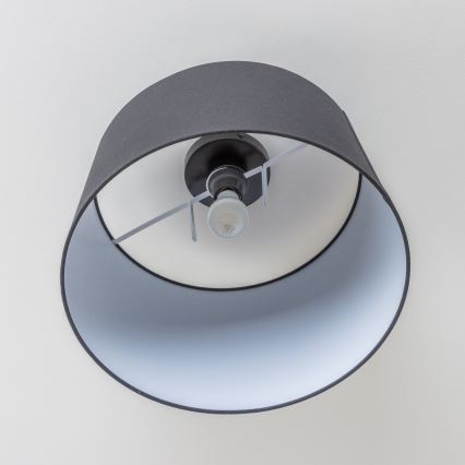 Brilagi - LED pinnapealne laelühter CERIA 1xE27/40W/230V Ø 45 cm must