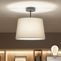 Brilagi - LED pinnapealne laelühter CERIA 1xE27/60W/230V, läbimõõt 30 cm, must/hall