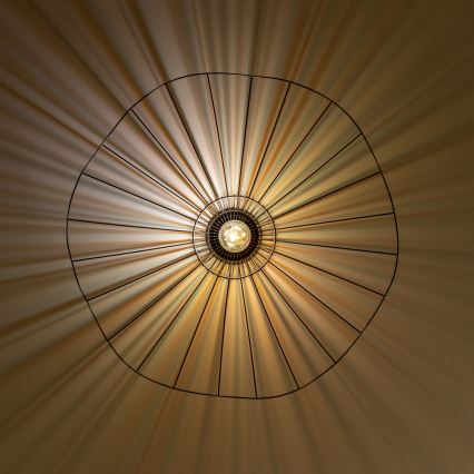 Brilagi - LED pinnapealne laelühter CERIA WIRE 1xE27/40W/230V, läbimõõt 80 cm, must