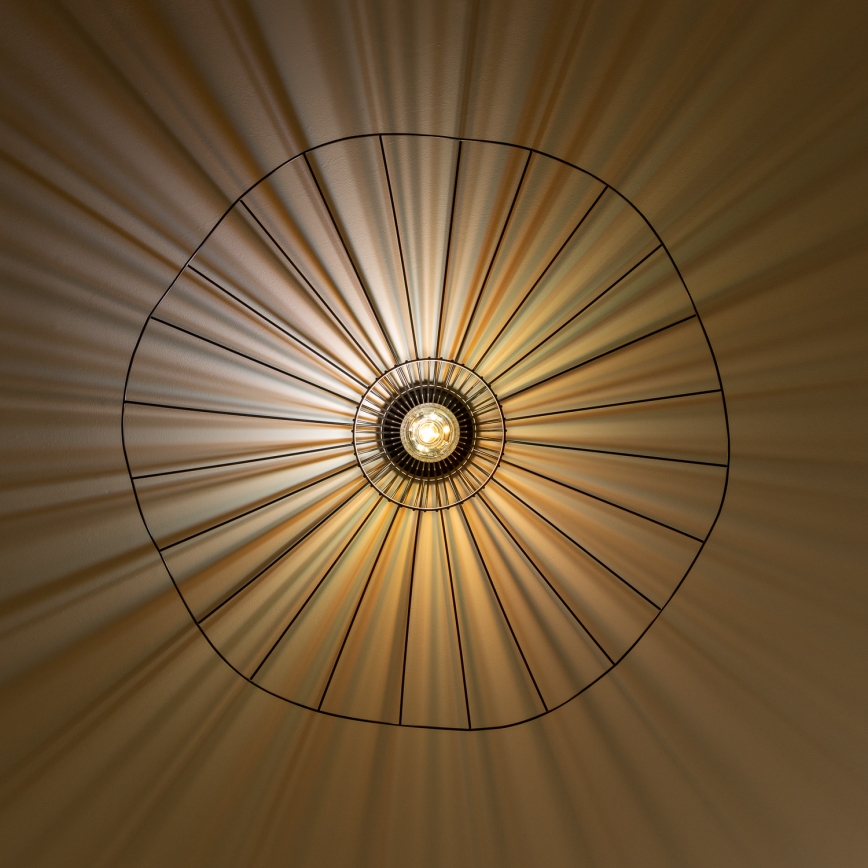 Brilagi - LED pinnapealne laelühter CERIA WIRE 1xE27/40W/230V, läbimõõt 80 cm, must