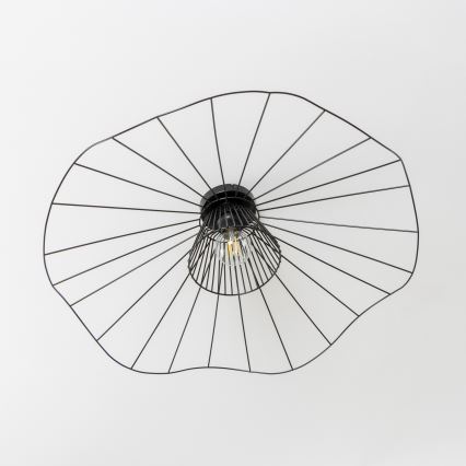 Brilagi - LED pinnapealne laelühter CERIA WIRE 1xE27/40W/230V, läbimõõt 80 cm, must